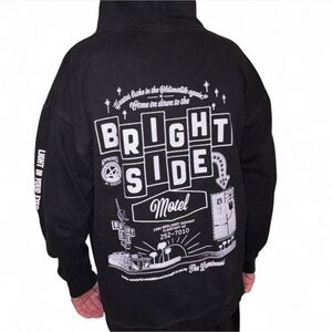 Black Graphic Hoodie